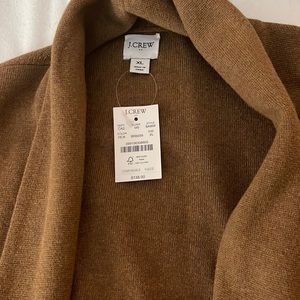 NWT. Shaw collar J.Crew Sweater. Size XL